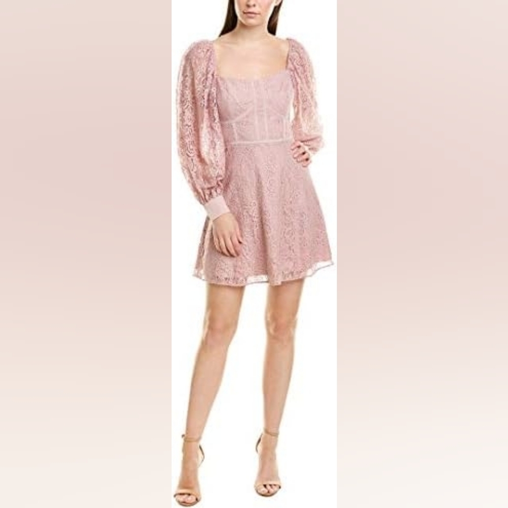 KEEPSAKE the Label Blush Long Sleeve Dress